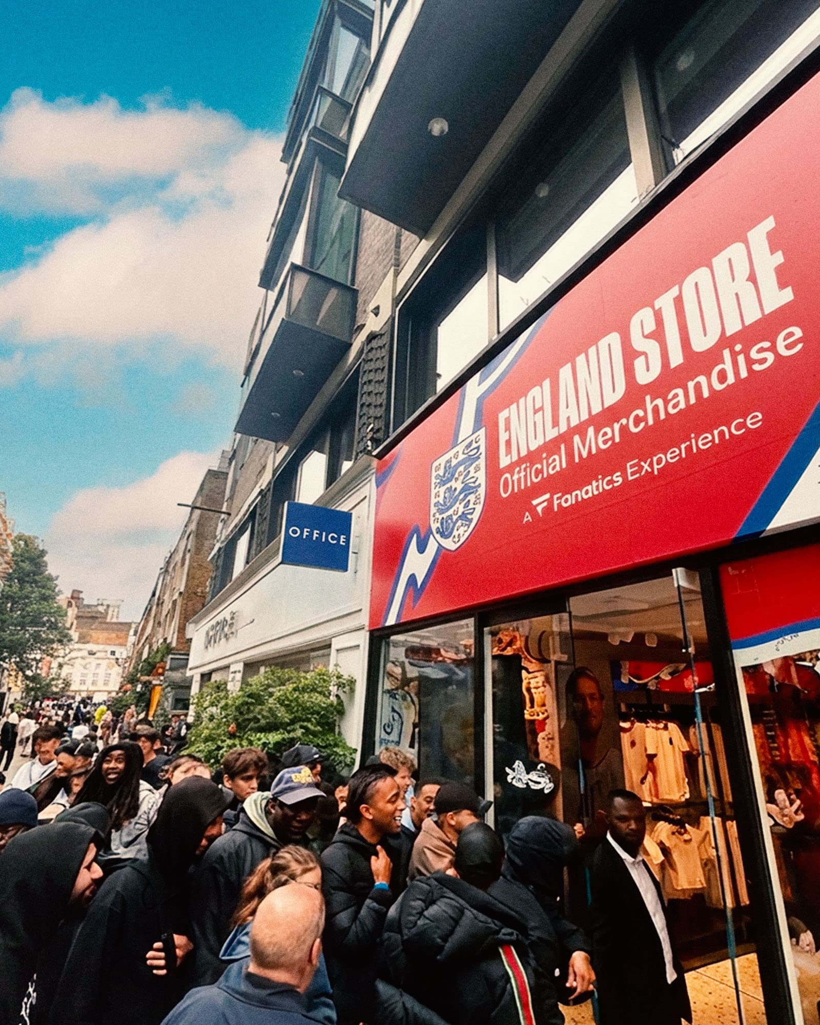 FA Palace Nike England Store pop-up Teliporter London Carnaby Street